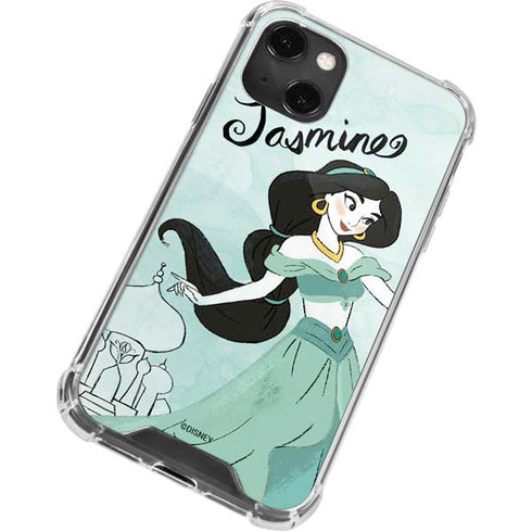 Disney Princess Jasmine Art iPhone 14 Plus Clear Case