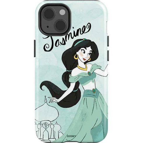 Disney Princess Jasmine Art iPhone 14 Impact Case
