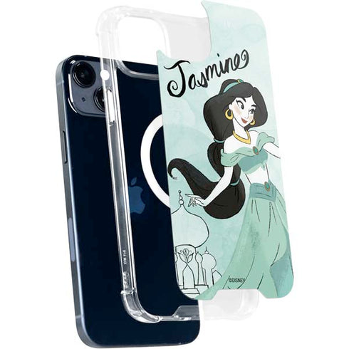 Disney Princess Jasmine Art iPhone 14 Plus MagSafe Case