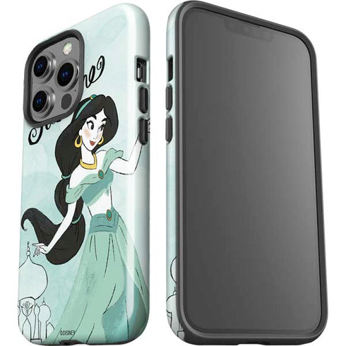 Disney Princess Jasmine Art iPhone 14 Pro Impact Case
