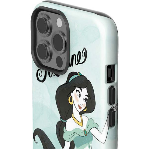 Disney Princess Jasmine Art iPhone 14 Pro Max Impact Case