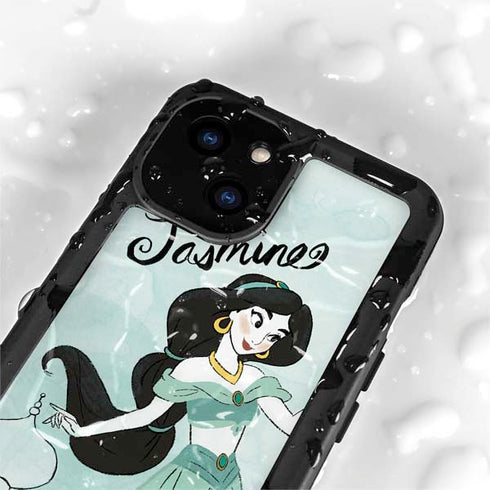 Disney Princess Jasmine iPhone 15 Plus Waterproof Case