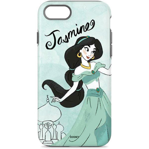 Disney Princess Jasmine Art iPhone 8 Pro Case