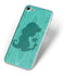 Disney Aladdin Princess Jasmine Silhouette Flower iPhone 8 Skin