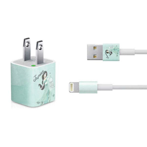 Disney Princess Jasmine Art iPhone Charger (5W USB) Skin