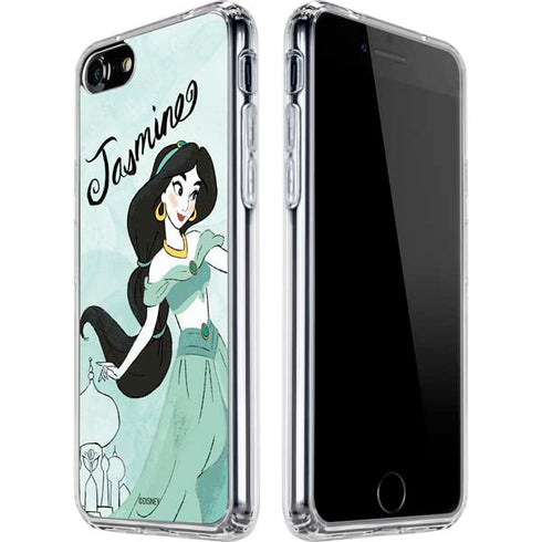 Disney Princess Jasmine Art iPhone SE (2nd & 3rd Gen) Clear Case