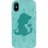 Disney Aladdin Princess Jasmine Silhouette Flower iPhone X Pro Case