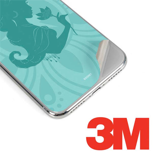 Disney Aladdin Princess Jasmine Silhouette Flower iPhone XR Skin