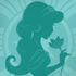 Disney Aladdin Princess Jasmine Silhouette Flower iPhone XR Skin