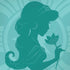 Disney Aladdin Princess Jasmine Silhouette Flower iPhone XS Skin