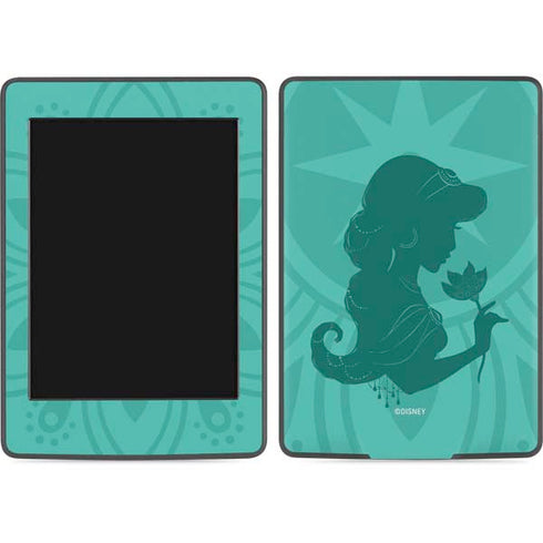 Disney Aladdin Princess Jasmine Silhouette Flower Amazon Kindle Skin