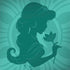 Disney Aladdin Princess Jasmine Silhouette Flower Apple MacBook Pro 15-inch Skin