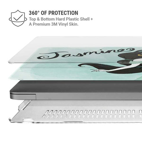 Disney Princess Jasmine MacBook Pro 16in (2021-25) Case plus Skin