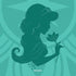 Disney Aladdin Princess Jasmine Silhouette Flower Moto E5 Play Skin