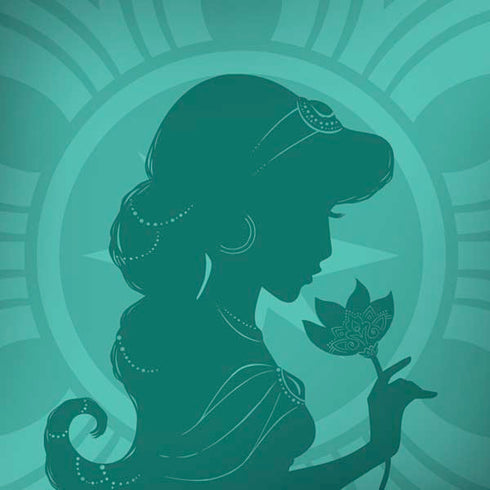 Disney Aladdin Princess Jasmine Silhouette Flower Moto G6 Skin