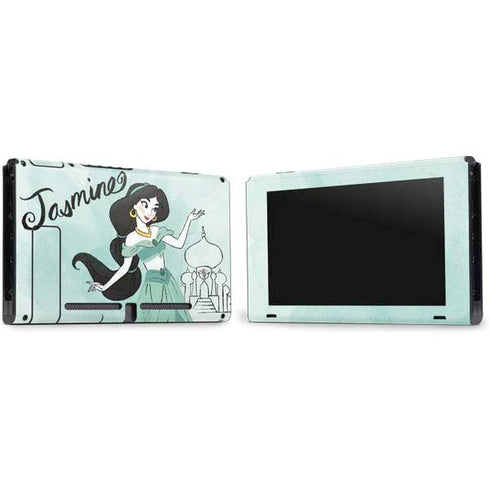 Disney Princess Jasmine Art Nintendo Switch Bundle Skin