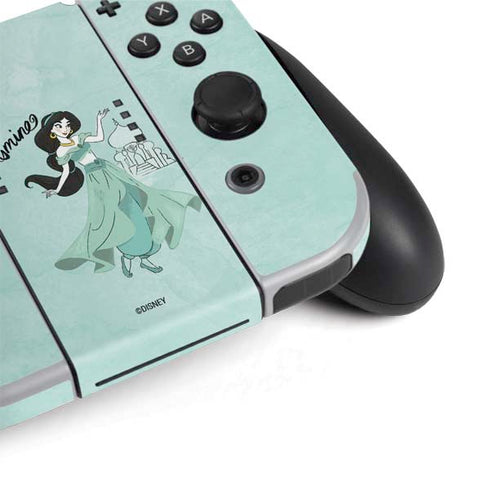 Disney Princess Jasmine Art Nintendo Switch OLED (2021) Skin