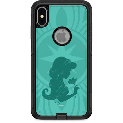 Disney Aladdin Princess Jasmine Silhouette Flower Otterbox Commuter iPhone Skin