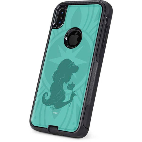 Disney Aladdin Princess Jasmine Silhouette Flower Otterbox Commuter iPhone Skin