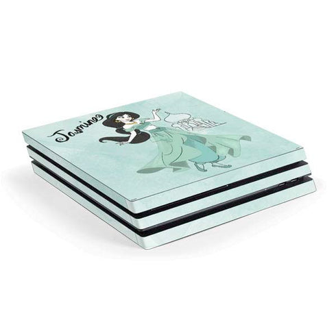 Disney Princess Jasmine Art PS4 Pro Console Skin