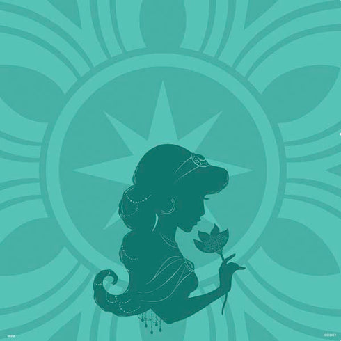 Disney Aladdin Princess Jasmine Silhouette Flower PS4 Slim Skin
