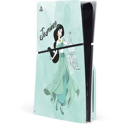 Disney Princess Jasmine PS5 Slim Disk Console Skin