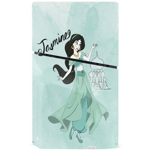Disney Princess Jasmine PS5 Slim Disk Console Skin