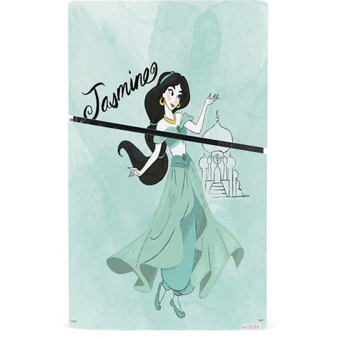 Disney Princess Jasmine PS5 Slim Digital Edition Bundle Skin