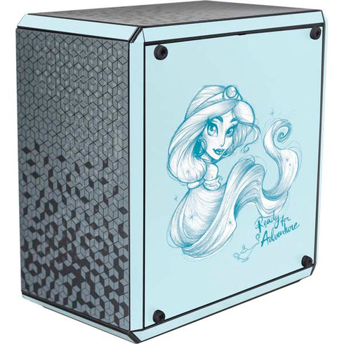 Disney Princess Jasmine Ready for Adventure Art Cooler Master MasterBox Q300L Mini Tower Skin