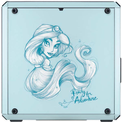 Disney Princess Jasmine Ready for Adventure Art Cooler Master MasterBox Q300L Mini Tower Skin
