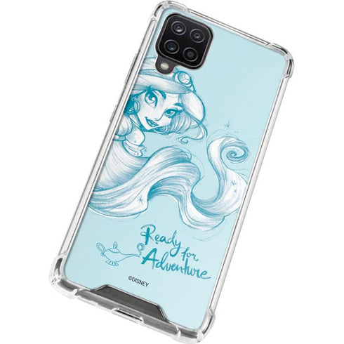 Disney Princess Jasmine Ready for Adventure Art Galaxy A12 Clear Case