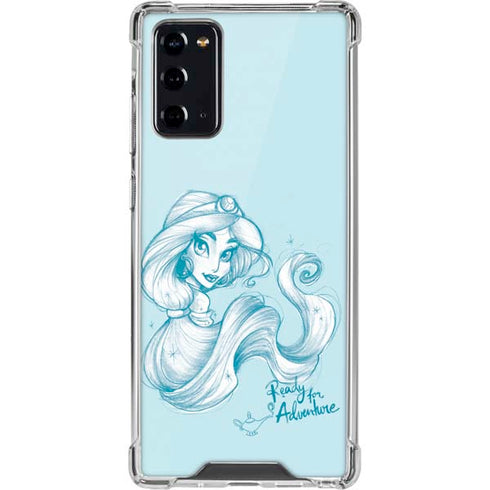 Disney Princess Jasmine Ready for Adventure Art Galaxy Note20 5G Clear Case