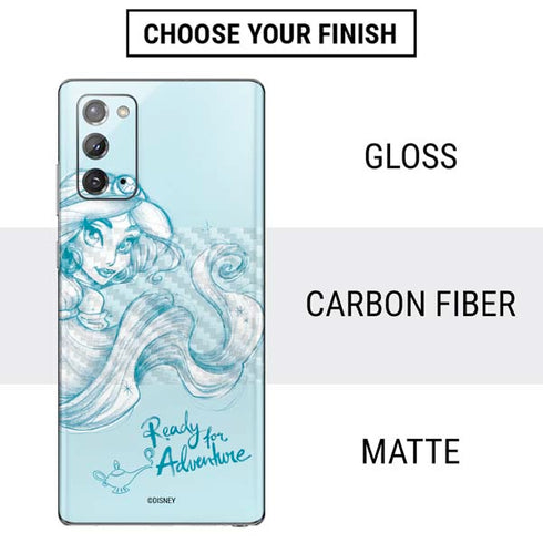 Disney Princess Jasmine Ready for Adventure Art Galaxy Note20 5G Skin