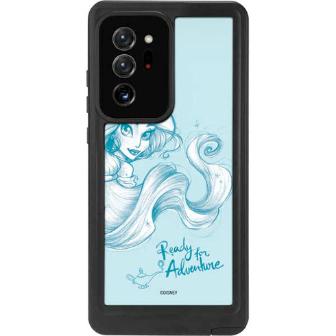 Disney Princess Jasmine Ready for Adventure Art Galaxy Note20 Ultra 5G Waterproof Case