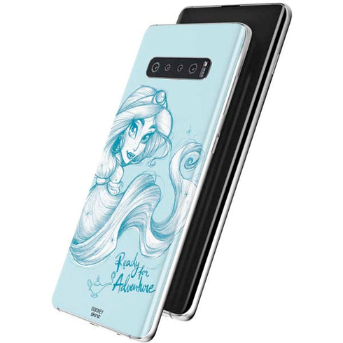Disney Princess Jasmine Ready for Adventure Art Galaxy S10 Plus Skin