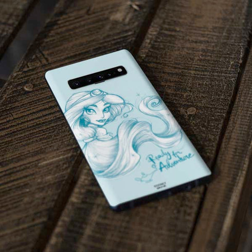 Disney Princess Jasmine Ready for Adventure Art Galaxy S10 Plus Skin