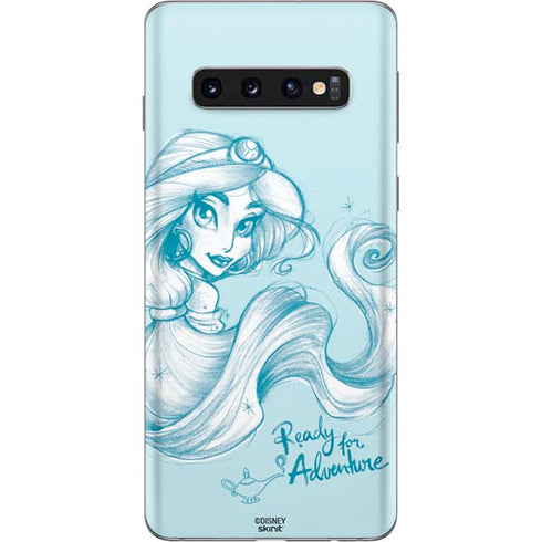 Disney Princess Jasmine Ready for Adventure Art Galaxy S10 Skin