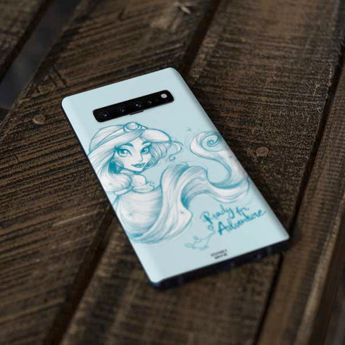 Disney Princess Jasmine Ready for Adventure Art Galaxy S10 Skin