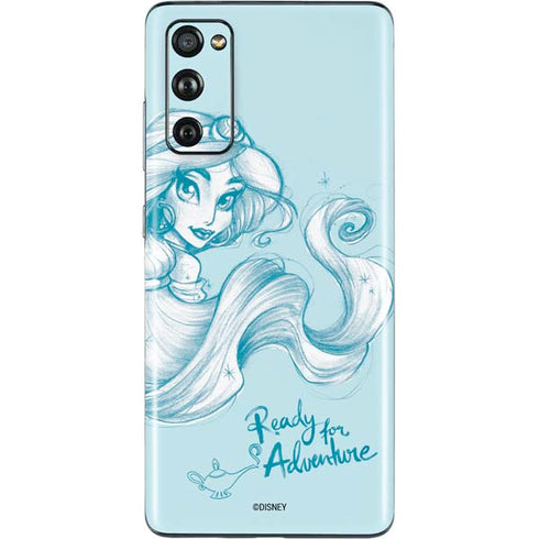 Disney Princess Jasmine Ready for Adventure Art Galaxy S20 Fan Edition Skin