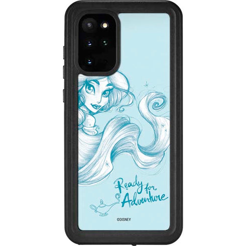 Disney Princess Jasmine Ready for Adventure Art Galaxy S20 Plus Waterproof Case