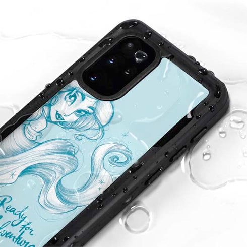 Disney Princess Jasmine Ready for Adventure Art Galaxy S20 Plus Waterproof Case