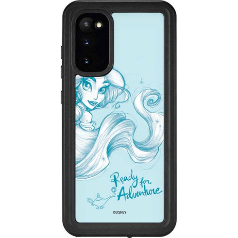 Disney Princess Jasmine Ready for Adventure Art Galaxy S20 Waterproof Case