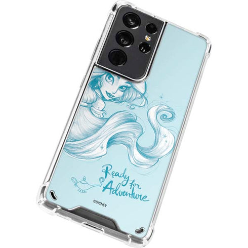 Disney Princess Jasmine Ready for Adventure Art Galaxy S21 Ultra 5G Clear Case