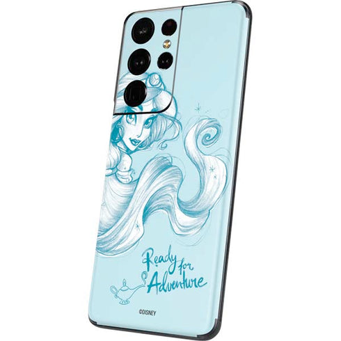 Disney Princess Jasmine Ready for Adventure Art Galaxy S21 Ultra 5G Skin