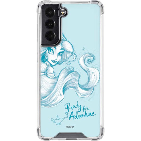 Disney Princess Jasmine Ready for Adventure Art Galaxy S22 Clear Case