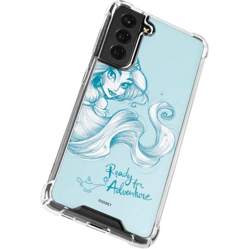Disney Princess Jasmine Ready for Adventure Art Galaxy S22 Clear Case
