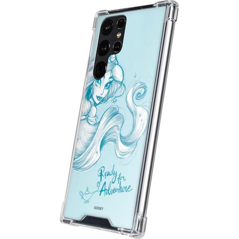 Disney Princess Jasmine Ready for Adventure Art Galaxy S24 Ultra Clear Case