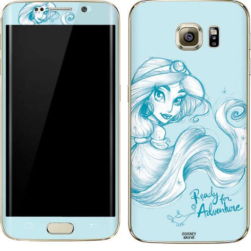 Disney Princess Jasmine Ready for Adventure Art Galaxy S7 Edge Skin