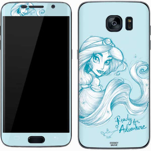 Disney Princess Jasmine Ready for Adventure Art Galaxy S7 Skin