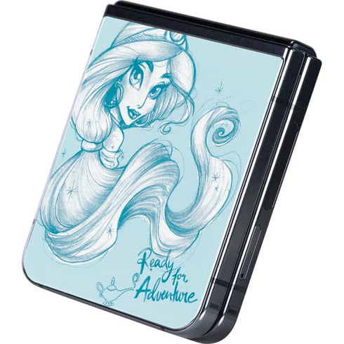 Disney Princess Jasmine Ready for Adventure Art Galaxy Z Flip5 5G Skin